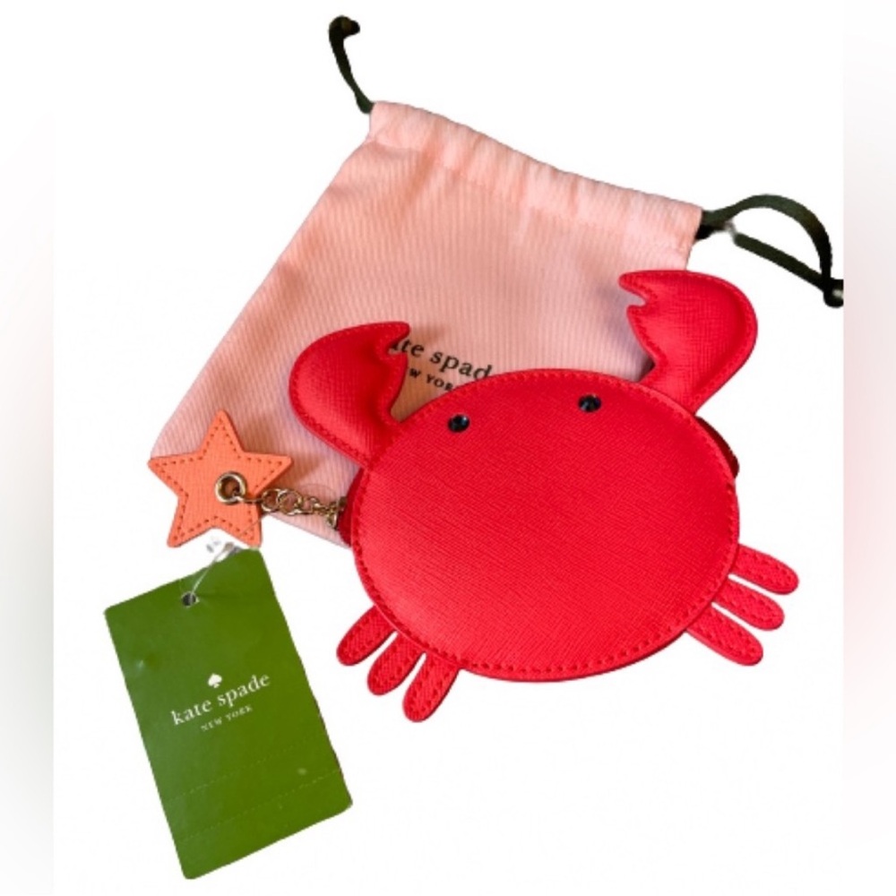 Kate Spade crab coin purse NWT and dustbag - Picture 1 of 3